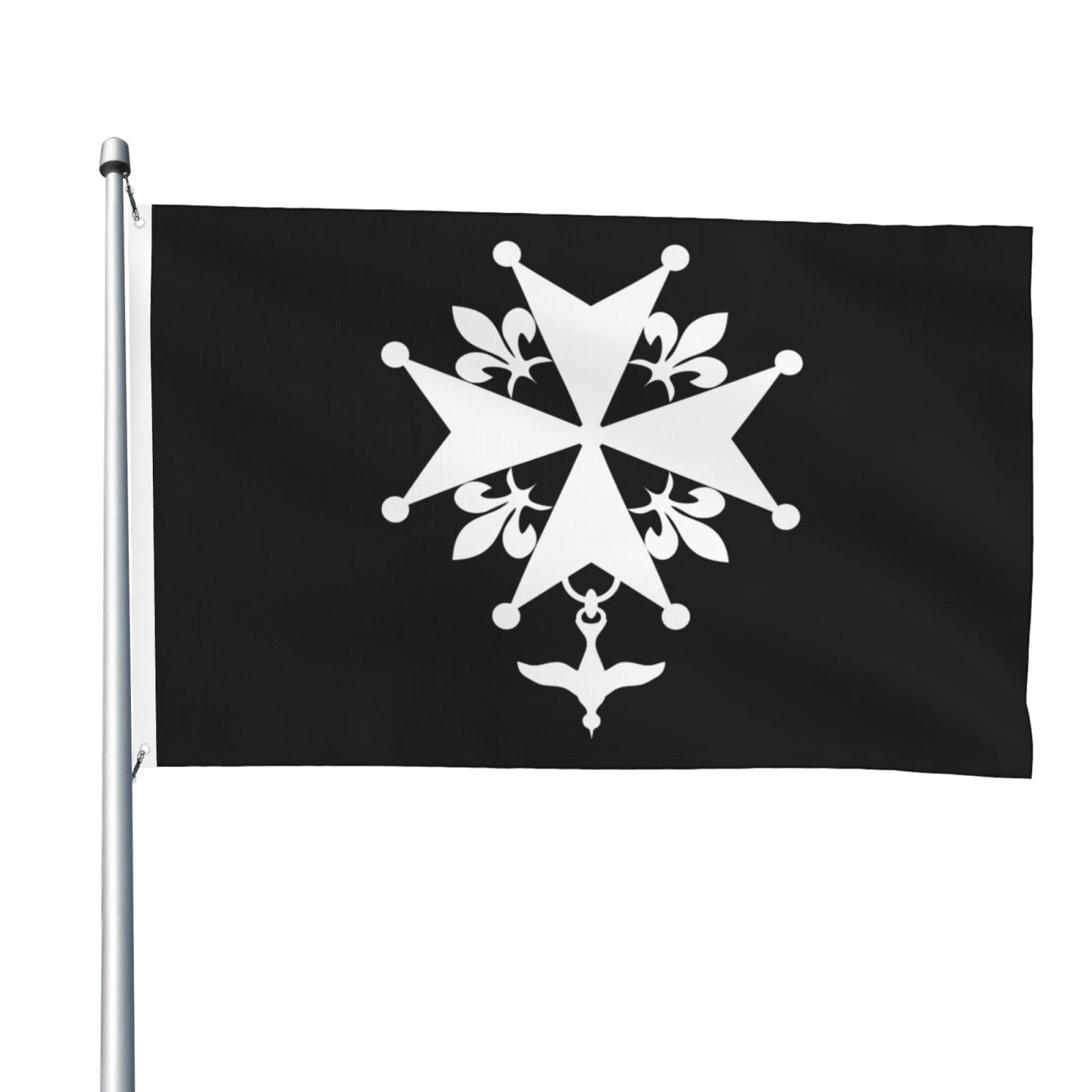 Amazon.com : Huguenot Cross Flag Double Sided Courtyard