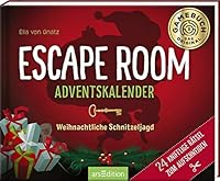 Escape Room Adventskalender. Weihnachtliche Schnitzeljagd. 24 knifflige Rätsel zum Aufschneiden 3845842350 Book Cover