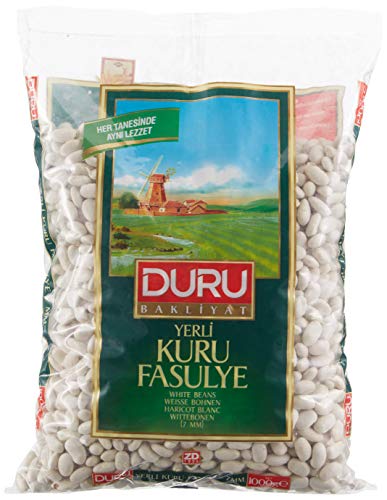 Duru Frijoles blancos turcos Fasulye 7 mm 1 kg del Reino Unido