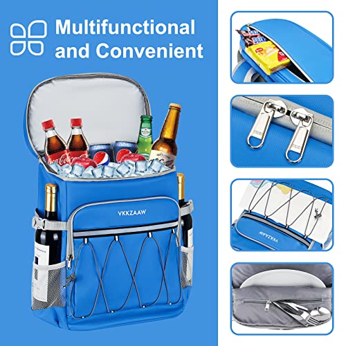 Vkkzaaw Backpack Cooler 36 Cans Insulated Leak Proof, Soft Cooler Multifunctional Lightweight Lunch Backpack Insulated Waterproof For Women Men #TOP2