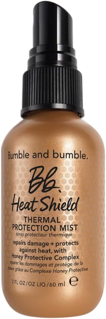 Heat Shield Blow Dry Accelerator Hair Mist | Reduce Blow Dry Time, Anti Frizz, Heat Protection, Smooths | For All Curly, Wavy, Straight Hair Types