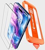 【失敗しない強化ガラス】TORRAS GlassGo Ultra For iPhone 17 Pro ガラスフィルム 航空宇宙材料 米軍MIL規格 9H+硬度 全面保護 極細ベゼル対応 ラウンドエッジ 超簡単貼り付け ワンプル(Just One Pull) ガイド枠付き クリア 気泡レス 指紋防止 すべすべ 2枚セット 6.3インチ いphone17pro 用 保護フィルム
