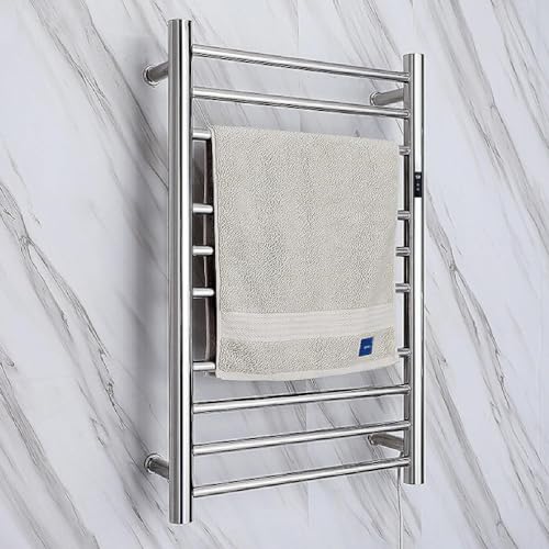 Toallero eléctrico con Temporizador para un baño cálido y libre de humedad