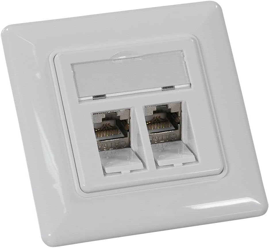 FGB Keystone Netzwerkdose CAT7 - Aufputz/Unterputz Mit 10 Gbit/s Für Schnelles Internet