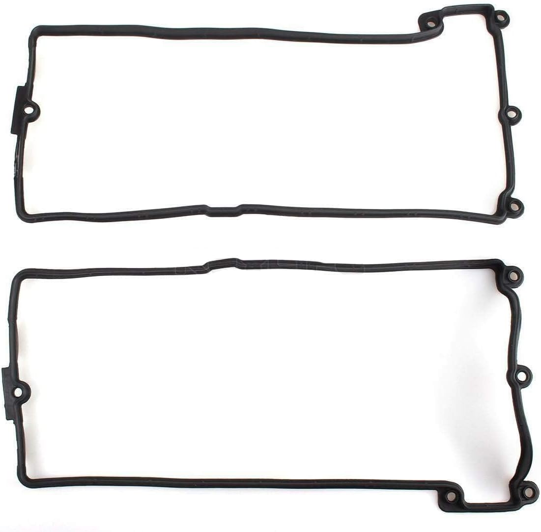 Ensun Engine Valve Cover Gasket Set Left & Right w/Grommets Compatible with N62B48 Engine 545i 550i 645Ci 650i 745Li 750i 750Li X5 Alpina B7 4.8L V8 11127513194 11127513195