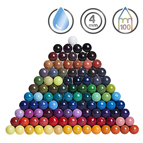 Image of Derwent Inktense Pencils Art Set, 100 Permanent Watercolor Pencils Set in Tin, Premium Colored Pencils for Adults, Water-Soluble Indelible Pencil Collection, 4mm Core, Professional Quality
