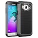 Galaxy J3 / J3 V Case, Galaxy Sky Case, Galaxy Express Prime Case, Galaxy Sol, Amp Prime Case. SYONER [Shockproof] Defender Phone Case Cover for Samsung Galaxy J3 2015/2016 Released [Gray/Black]