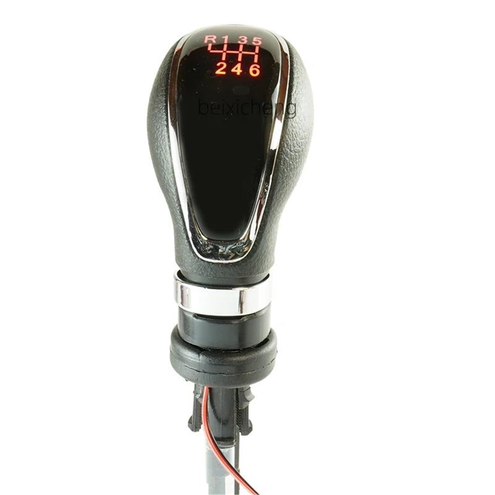 Sunbangoz Red For Opel 2009-2014 5 6 Speed Gear Shift Knob Manual Shifter Lever(,6 Speed)