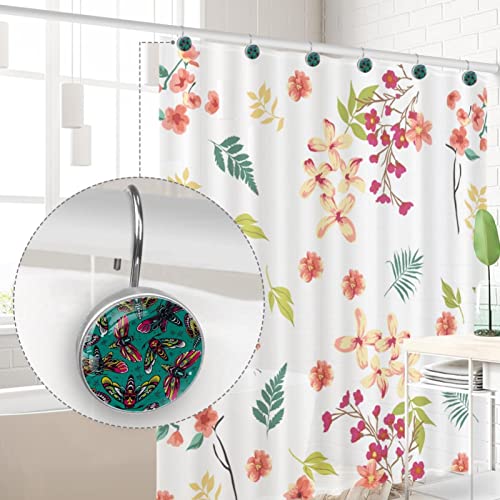 Crochets de rideau de douche durables en acier inoxydable - 5