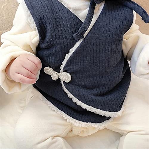 Newborn Baby Infant Girls Boys Spring Winter Warm Thick Vest Clothes Thermal Top2