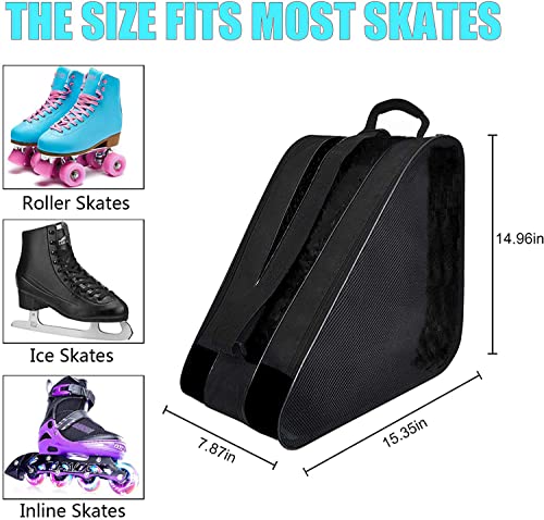 image for Peyorom Skate Bags - Great for Roller, Ice, Quad, Inline & Figure Skat