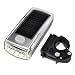 BestDealUSA Bicycle 4 Led Solar and USB 2.0 Rechargeable Headlight