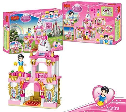 Buy Tabu Toys World Girls Magic Castle Block Set Toy for Kids and Girls ...