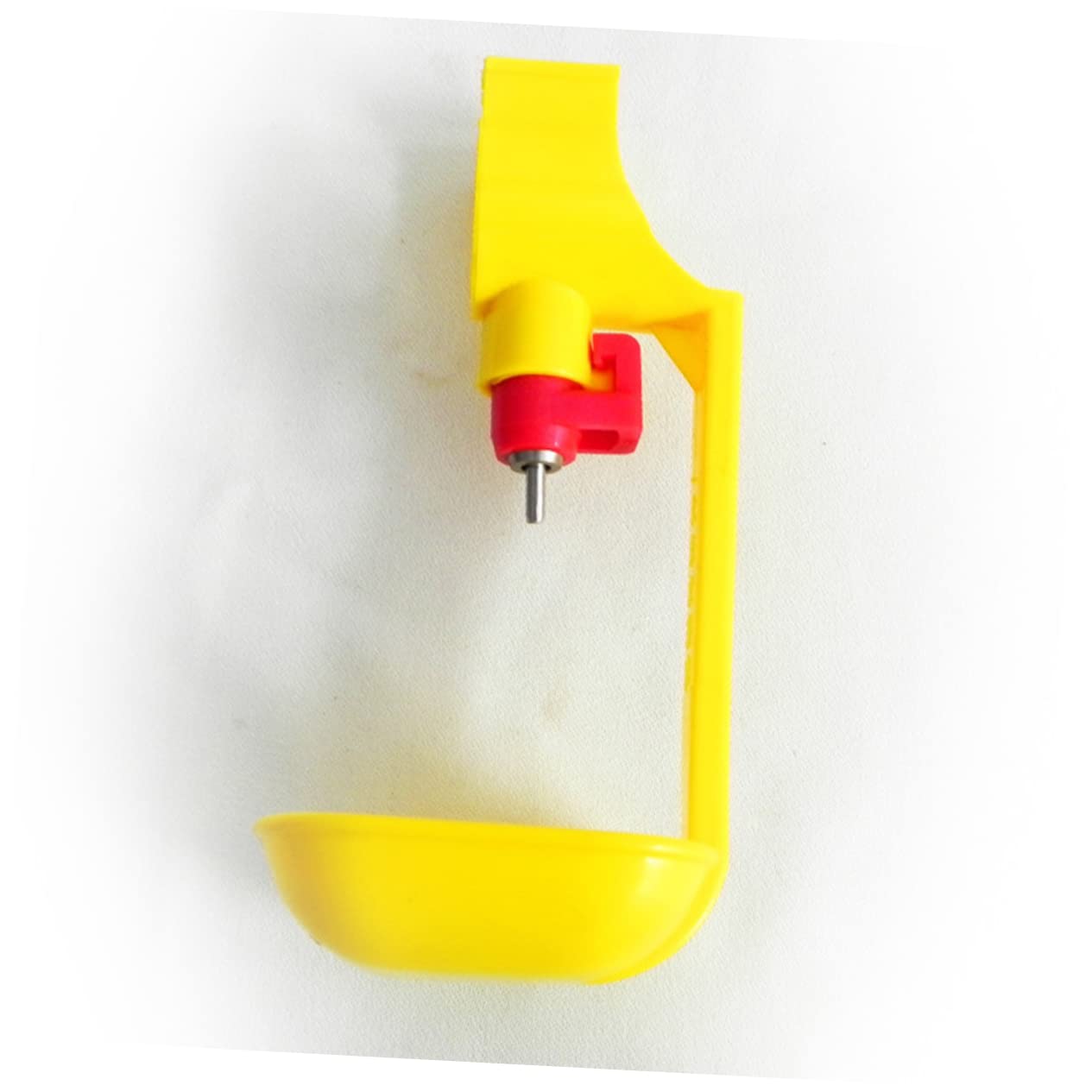 Abbeveratoio Automatico per Polli Tazza Sospesa, 20 Pezzi | Abs e Acciaio Inossidabile, Colore Giallo, per Galline e Oche, Uso Domestico o Commerciale