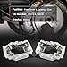 cciyu 185019 185018 Front Left & Right Disc Brake Calipers Assembly Set Without Bracket For Hummer For H3 2006-2010,For Hummer For H3T 2009-2010