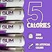 BUM Sugar-Free Energy Drink, Grape - Lightly Carbonated & No Artificial Colors, Natural Caffeine & Citicoline for Energy & Focus, Brain Boost & Workout Sports Beverage - 12 oz, Pack of 12