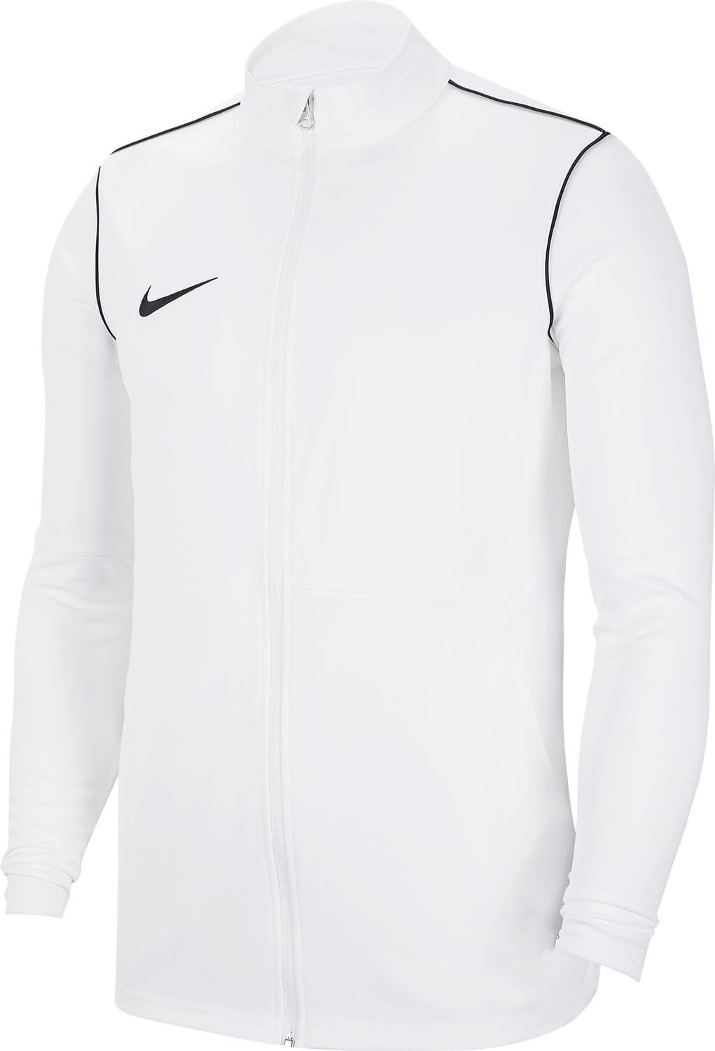 Nike FJ3026-100 Y NK DF PARK20 TRK JKT K R Jacket Unisex WHITE/BLACK/BLACK Size M