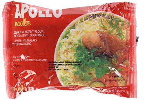 Apollo Nouille Poulet 85 g - Lot de 10