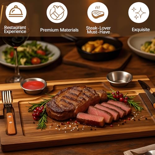 Set 2 Tablas de Cortar Acacia Rectangulares miniatura 3