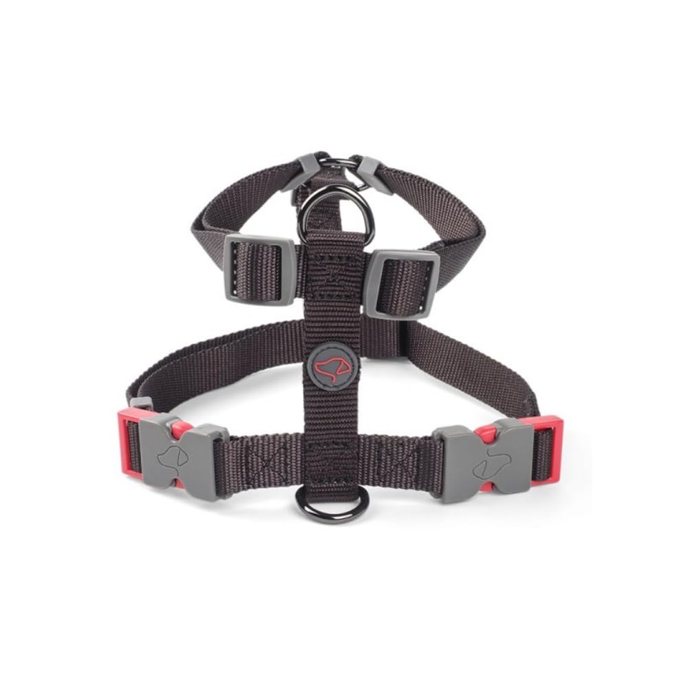 Zoon WalkAbout Dog Harness - Jet Brown Design (M)