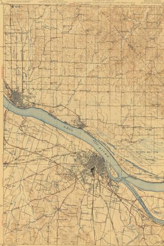 Paducah Map Journal: Vintage Map Notebook