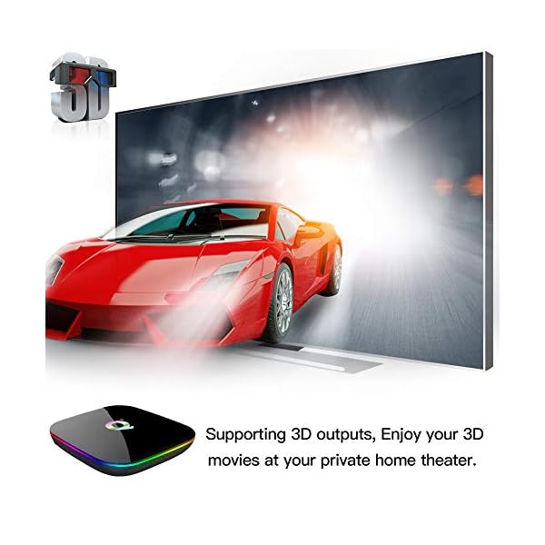 Android TV Box 10.0, 4GB RAM 64GB ROM Android Box, Q Plus Android Box H616 Quad-core WiFi 2.4GHz Support 6K H.265 HD 2.0 Ethernet Smart TV Box - Image 7