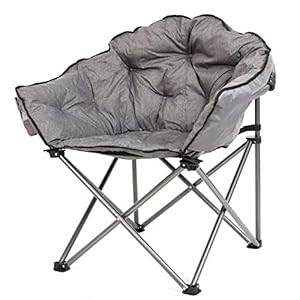 Macsports c932s 129 padded cushion outdoor folding lounge patio club chair gray  urban country home decor