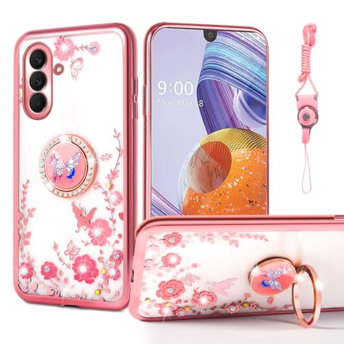 nancheng Cute Case for Samsung Galaxy A57 5G Flower Phone Cover