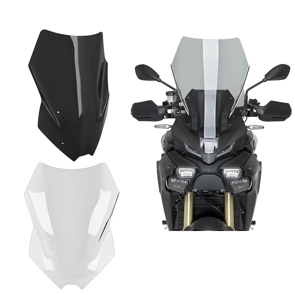 Dla YAMAHA TRACER 9 GT Y AMT 2025-2026 Deflektor Szyby Motocyklowej Szyby Motocyklowej(Tall-black)