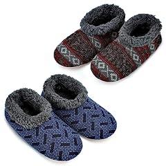 2-pair Knit Navy & Charcoal