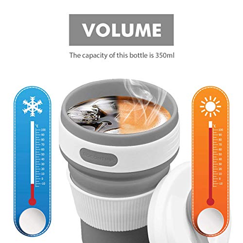 ROCONTRIP Tazza pieghevole in silicone, per caffè