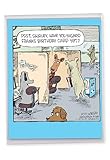 NobleWorks - 1 Big Funny Birthday Cartoon For Men and Women (8.5 x 11 Inch) - Jumbo Comic Humor, Group Greeting with Envelope - Frank's Card J2616BDG