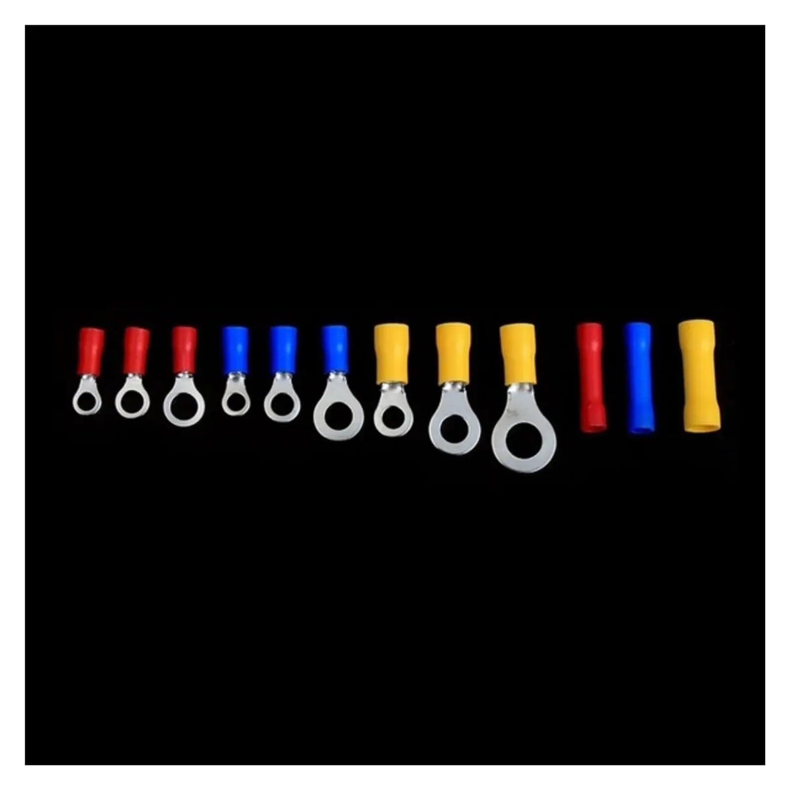 258 Stück AWG22-10/0,5–6,0 mm², verschiedene Ringstoß-Draht-Crimpklemmen, elektrischer Draht-Anschlusssatz