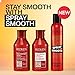 Redken Spray Smooth Anti Frizz Hair Spray | Frizz Control and Heat Protection | Instant Smoother | With Citric Acid | Paraben, Sulfate & Silicone-Free| 7.5 Oz