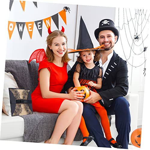 Invitaciones de spiderweb de Halloween pack de 10 tarjetas negras con red hueca calada 3
