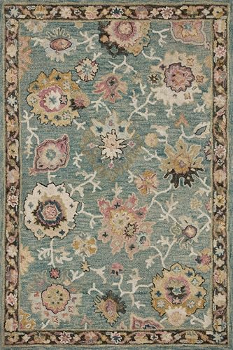 Image of Hand Tufted Premium Rug Premium Wool Carpet for Living Room Bedroom and Hall Size 10x14 Feet Color Multi