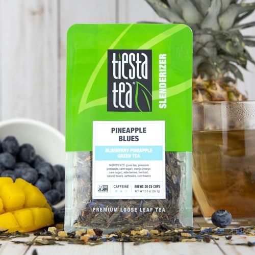 image for Tiesta Tea - Pineapple Blues | Loose Leaf | Blueberry Pineapple Green 