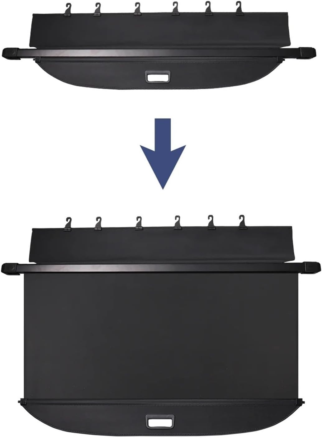 for Toyota Highlander 2014-2022 Retractable Trunk Cargo Cover Parcel Rack Waterproof Shield Privacy Auto Accessories