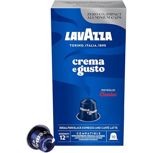 Lavazza Crema E Gusto Coffee Capsules Pack of 10