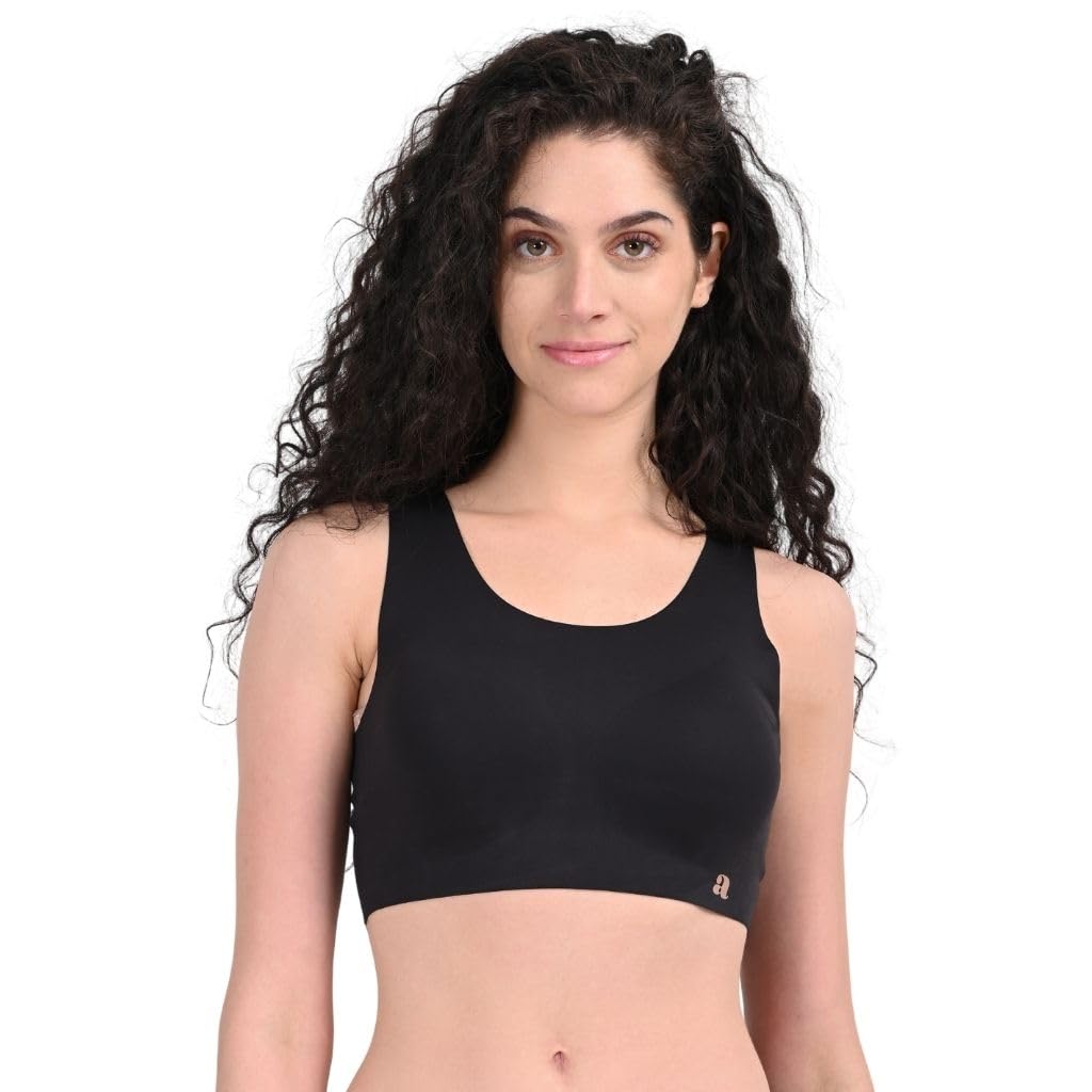 adira | Ezefit Bra | Seamless | Wider Fabric Shoulder | T Shirt Bra/Sports Bra | U Back | No Seams, No Threads | Removable Pads | Non Wired | Pack of 1-picture-47