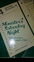 Minister's Saturday night: Definitions, illustrations, notes, comments 0829803823 Book Cover