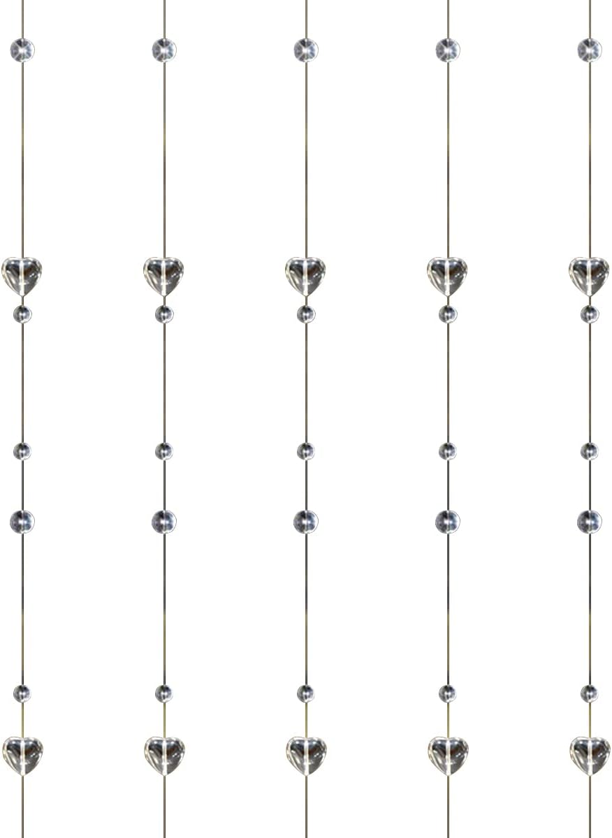 1 Meter Long String Door Curtain, Doorway Bead String Curtain, Doorway Tassel Partition, Home Decoration, Champagne