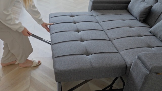 Amazon.com: Gizoon 3 in 1 Convertible Sofa Bed, 63.6'' Pull Out