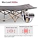 REDCAMP Oversized Camping cots for Adults 500lbs, Extra Wide Sleeping Cots Tall Sleeping Cots Heavy Duty, XL Cots Portable for Outdoor Indoor Office, Grey