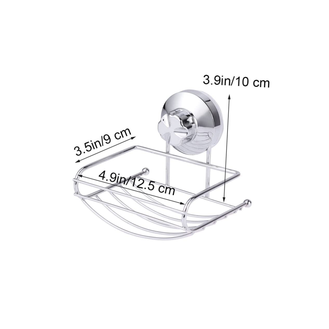 Cabilock 3stücke Edelstahl Seifenhalter Mit Starkem Saugmechanismus Wandmontierter Seifenspender Für Badezimmer Rostfreies Design Für Fliesen