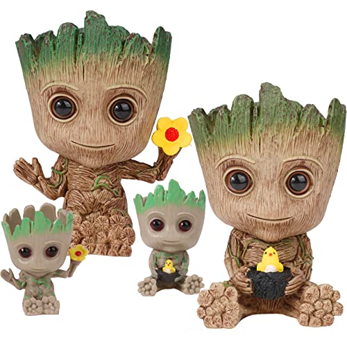 Baby Groot Blumentopf,Innovative Action Figur für Pflanzen &...