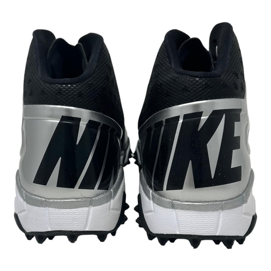 Image of Nike Men's Alpha Menace Pro 2 D Football Cleats - Black /White,7M US
