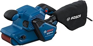 Bosch Professional Ponceuse à bande GBS 750 (moteur 850 W, y compris bande abrasive textile, sac à poussières)