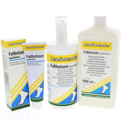 Preisvergleich Produktbild Laufwunder Fußbalsam hautfettend, Fußcreme, 450ml Nachfüll