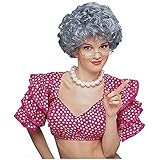 Party Hair Granny Gray Old Lady Wig, Yo Mamma Nanna Madea Granny Grandmother